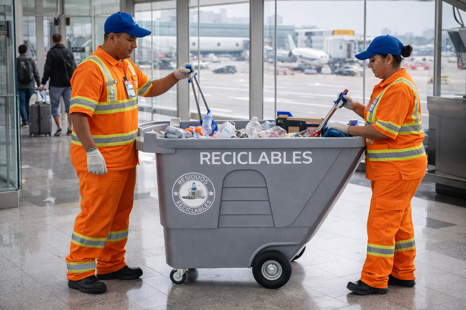 Bote de basura rectangular grande con tapa balanc&iacute;n